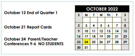 School Calendar & Events - Washington Park Community School